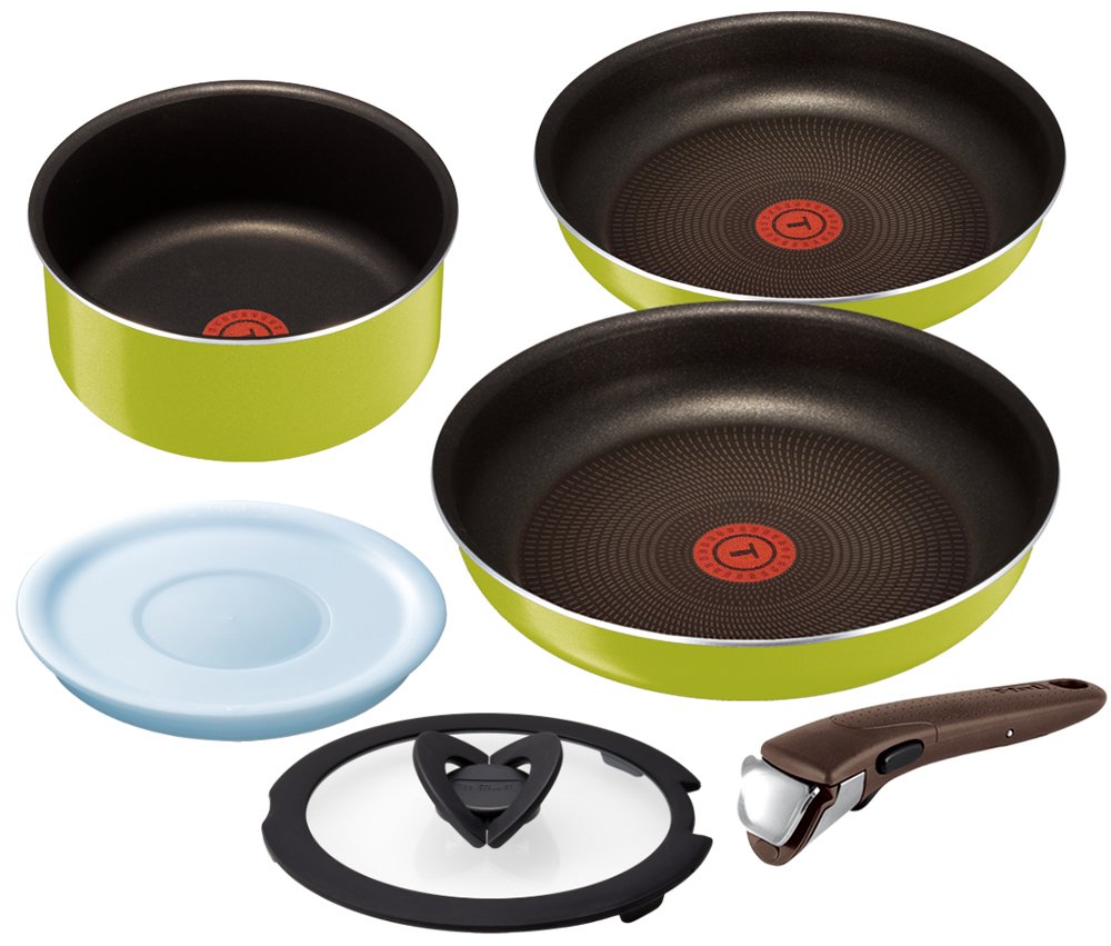 Amazon.co.jp: ティファール 鍋 フライパン 6点 セット 着脱式取っ手