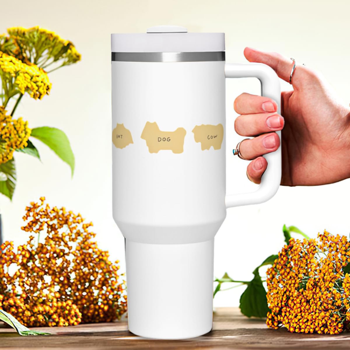 Amazon | たべっ子どうぶつ タンブラー 蓋付き 取っ手付き 真空断熱