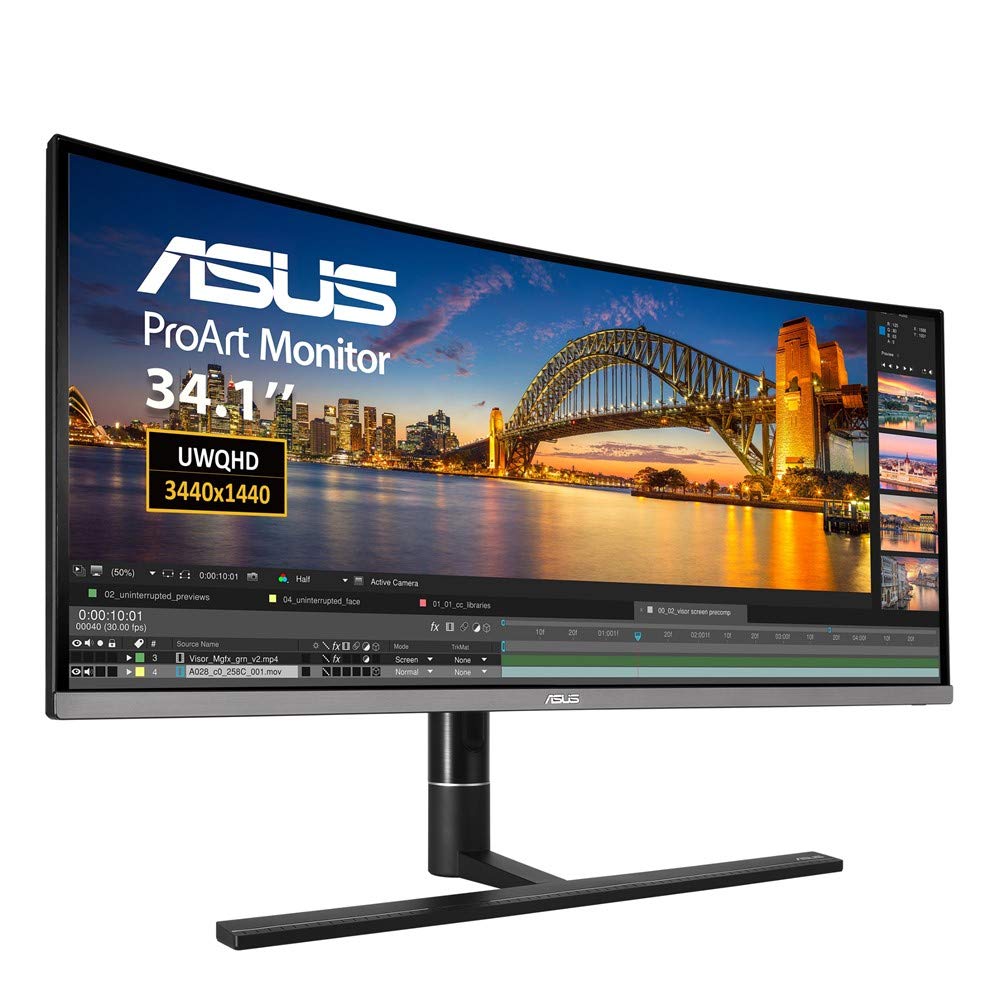 Amazon.co.jp: ASUS 34インチ湾曲 クリエイター向けモニター ProArt