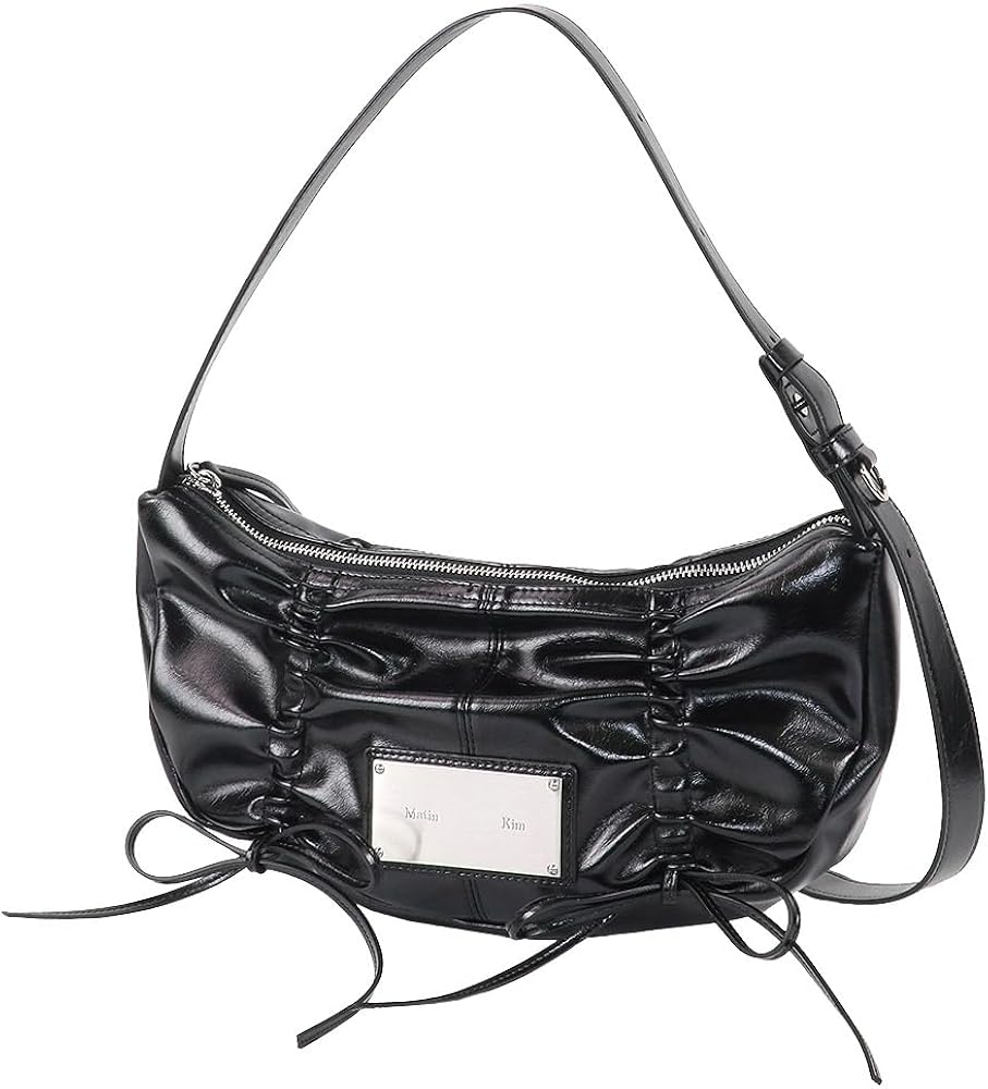 Amazon.co.jp: Matin Kim HALF SHIRRING RIBBON ROUND BAG 2-Way