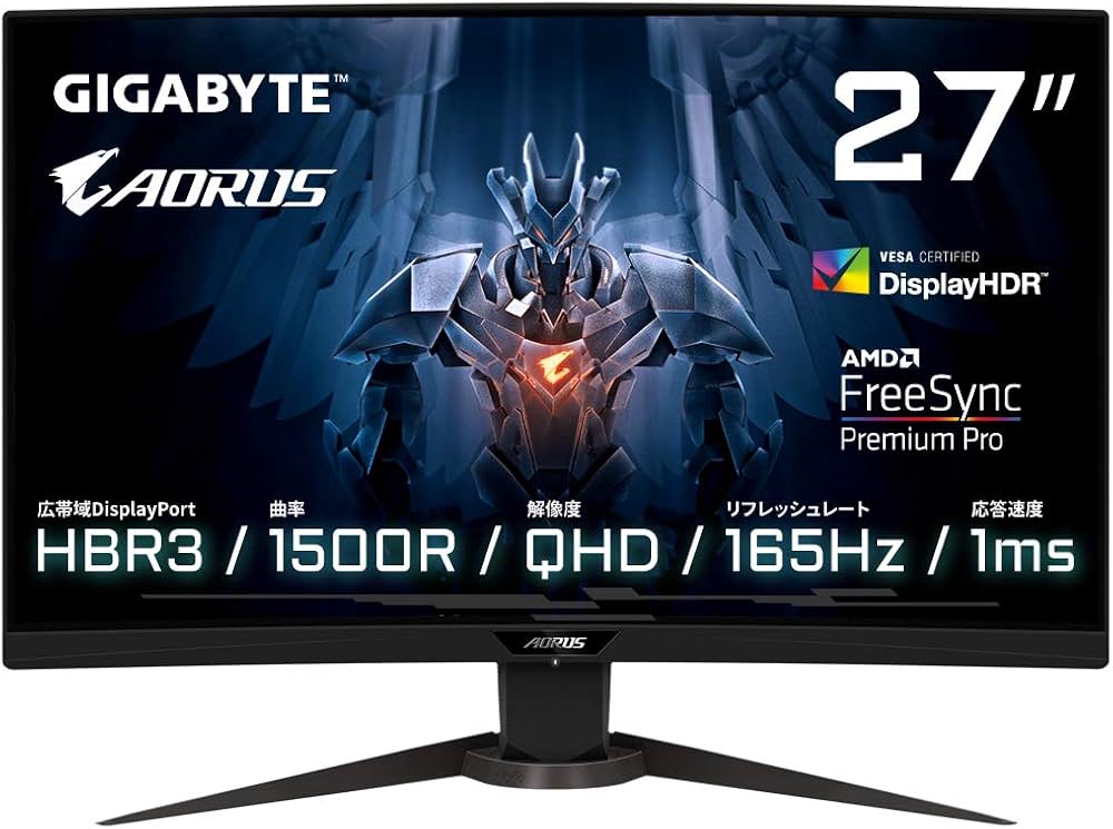 Amazon.co.jp: GIGABYTE AORUS Gaming Monitor 27インチ 2560x14400