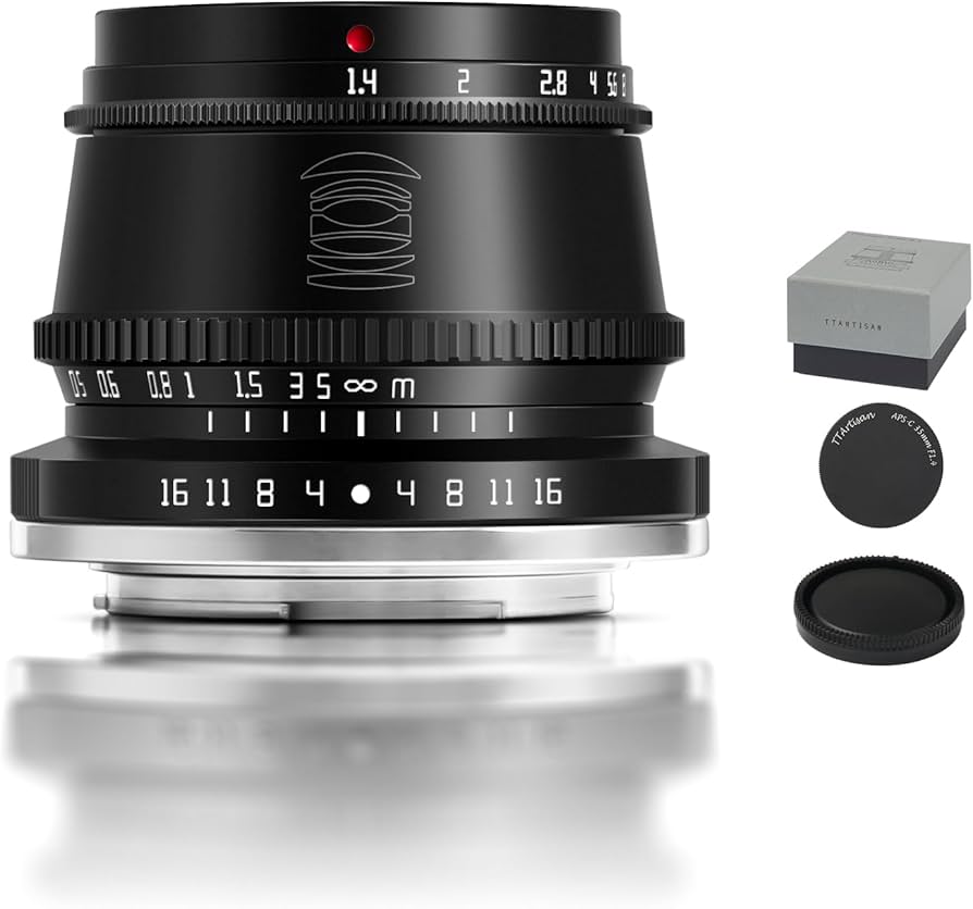 Amazon.com : TTArtisan 35mm F1.4 APS-C Manual Focus Lens for