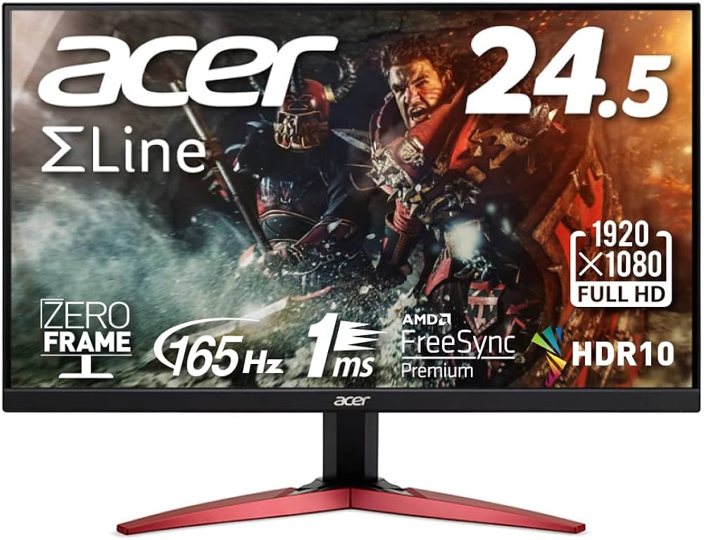 Amazon.co.jp: Acer Gaming Monitor SigmaLine KG251QSbmiipx 24.5