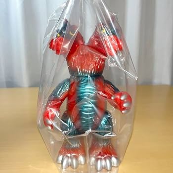 Amazon.co.jp: マルサン 火山怪獣 バロン350 直立歩行 復刻 赤 RED