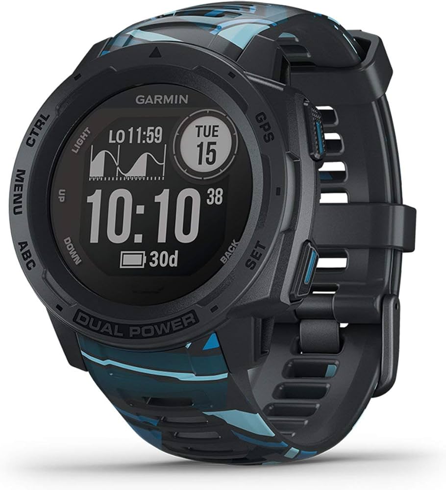 Amazon | ガーミン Instinct Dual Power Surf Edition Pipeline 小