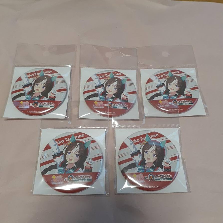 Amazon.co.jp: ウマ 娘 船橋競馬場コラボ ホッコータルマエ 缶バッジ 5