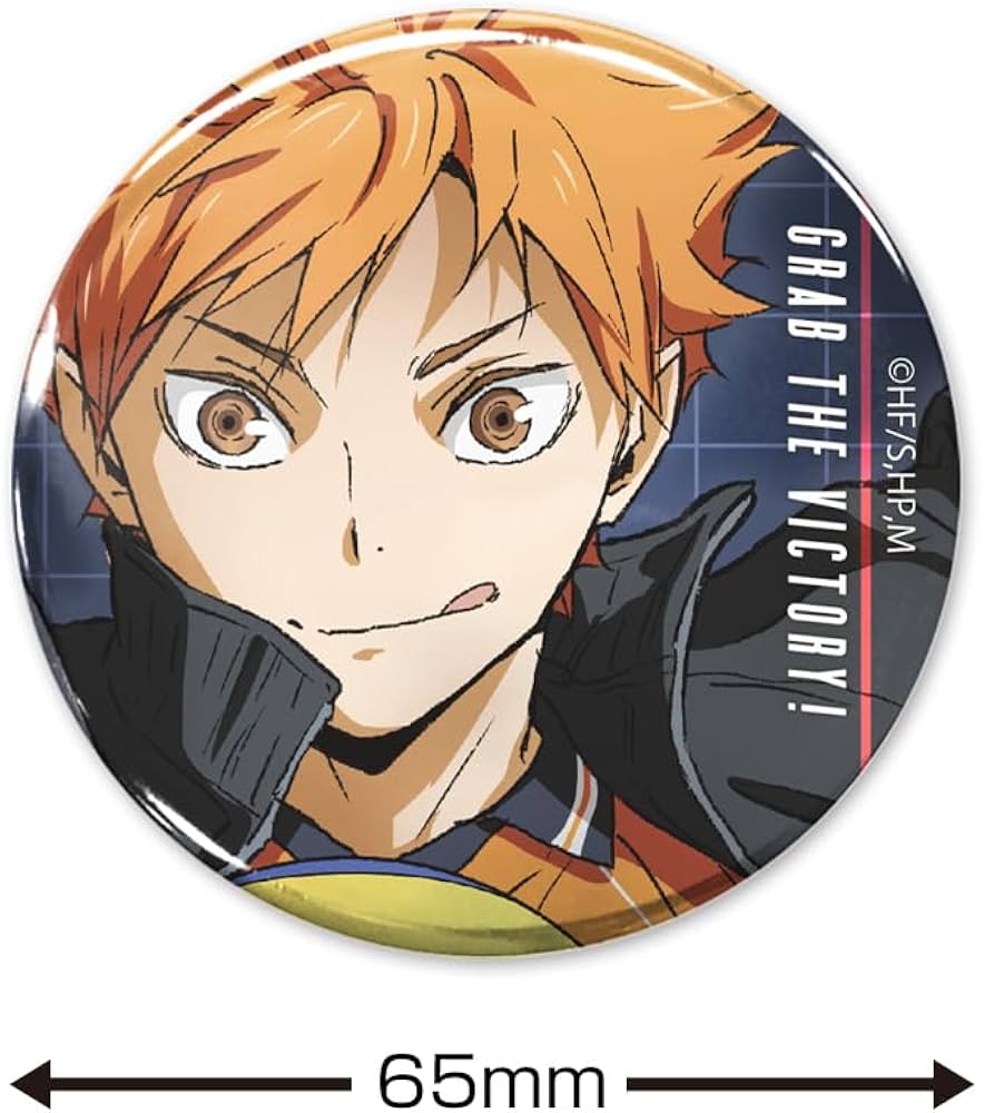 Amazon.co.jp: 【公式】コスパ ハイキュー!! 日向翔陽 65mm缶バッジ