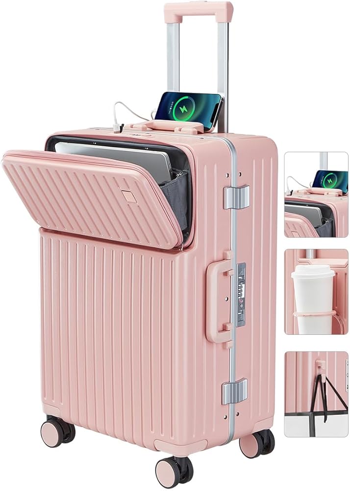 Amazon | [JOORTI] [在庫処分] スーツケース フロントオープン 機内