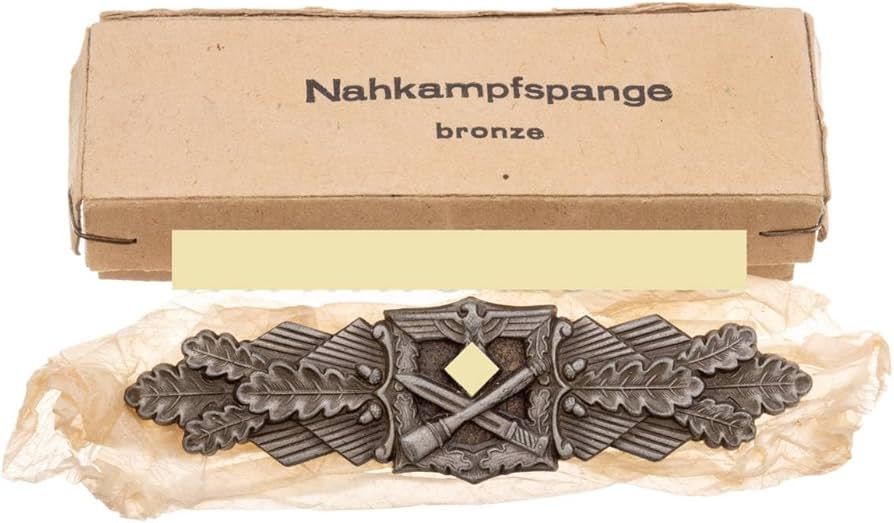 Amazon.co.jp: WW2 ドイツ軍 実物 箱入り 白兵戦章 （銅） 刻印付