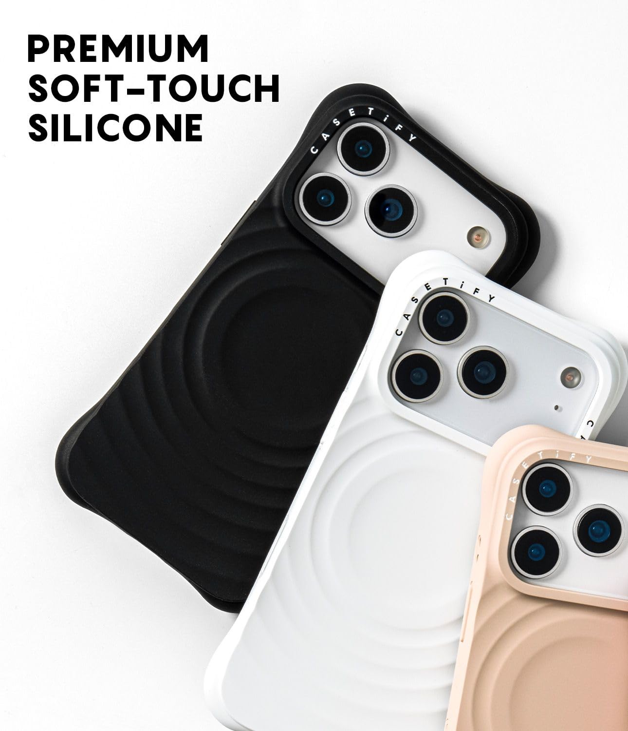 Amazon.co.jp: CASETiFY ウェーブ シリコン iPhone 17 Pro Max ケース