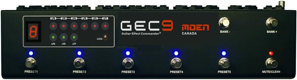Moen GEC9 V2 Guitar Effects Routing System, Looper, Pedal Switcher