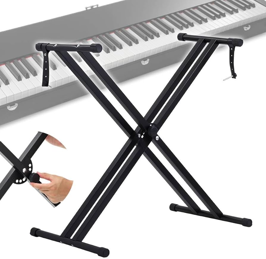 Amazon | iimono117 キーボードスタンド X型 24～94cm 7段階 高さ調節