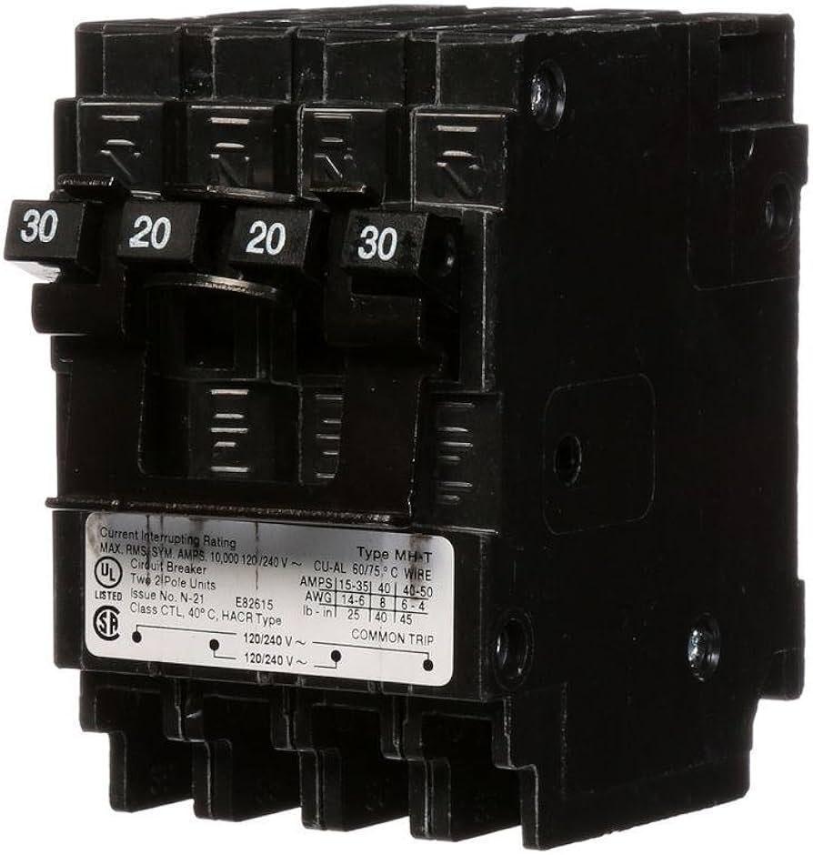 MURRAY MP220230CT2 20 One 30-Amp Double Pole Circuit Breaker