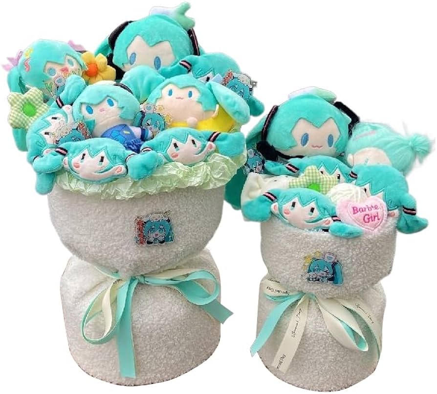 Amazon.co.jp: ぬいぐるみ花束 初音ミク 誕生日の花束 花束ギフト 可愛