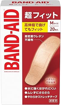 Amazon.co.jp: BAND-AID(バンドエイド) 救急絆創膏 超フィット Mサイズ