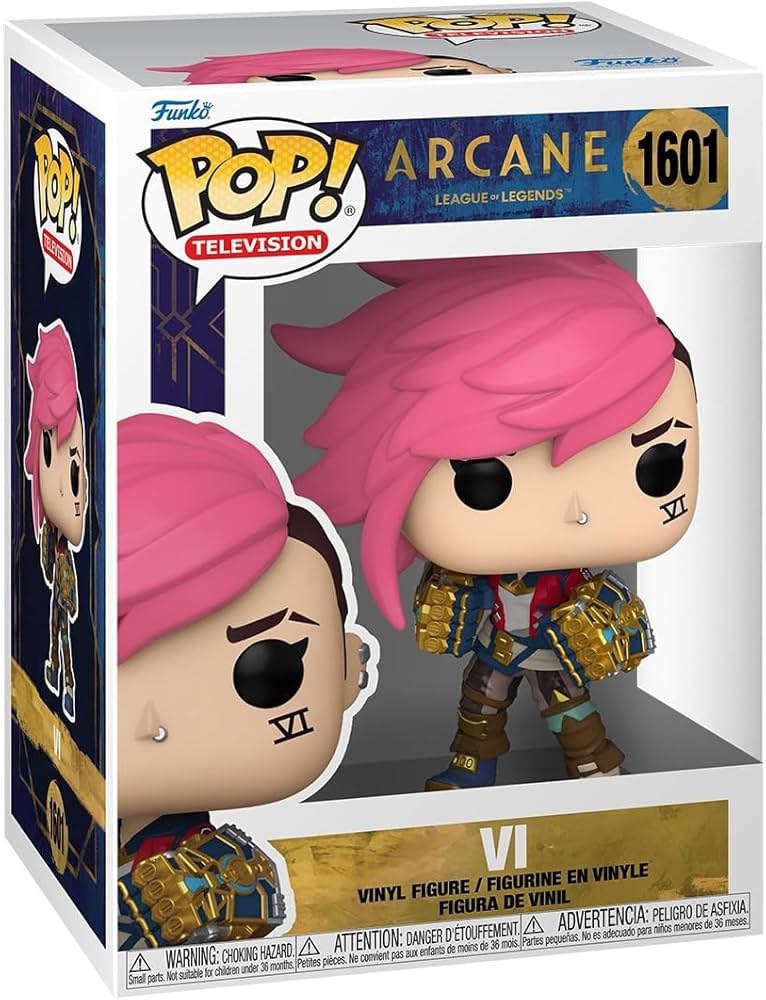 Amazon.com: Funko POP TV: Arcane LOL - Vi - Arcane: League of