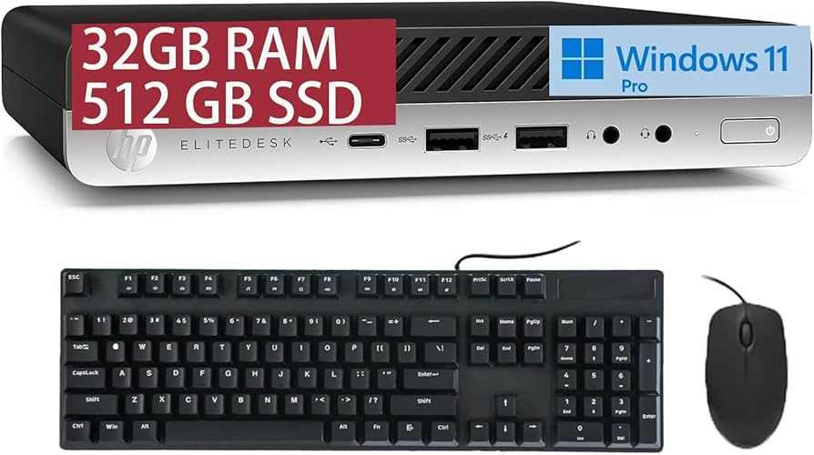 Amazon.com: HP EliteDesk 800 G5 Mini Business Desktop PC, Core i5