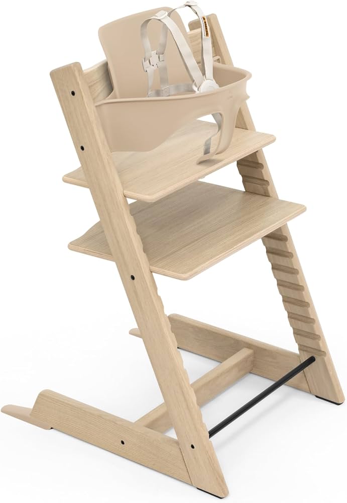 Amazon.com : Stokke Tripp Trapp Oak High Chair 2, Natural