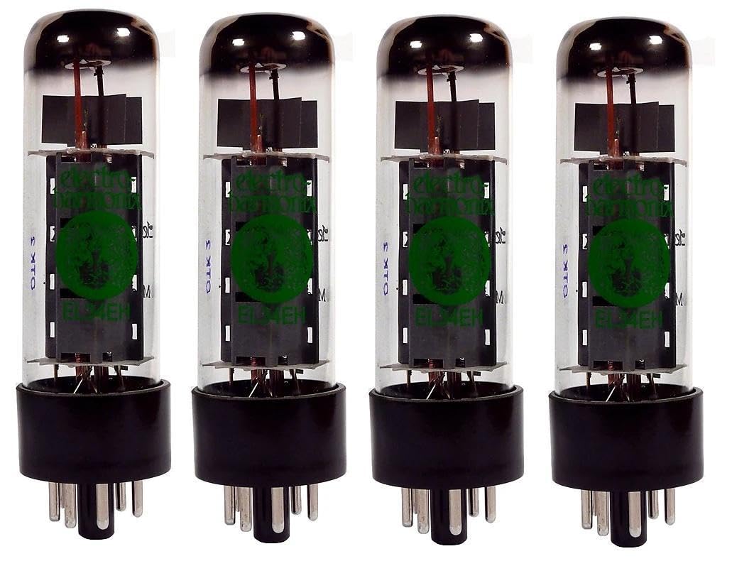 Amazon.co.jp: 4本セット Electro Harmonix EL34 真空管 マッチドク