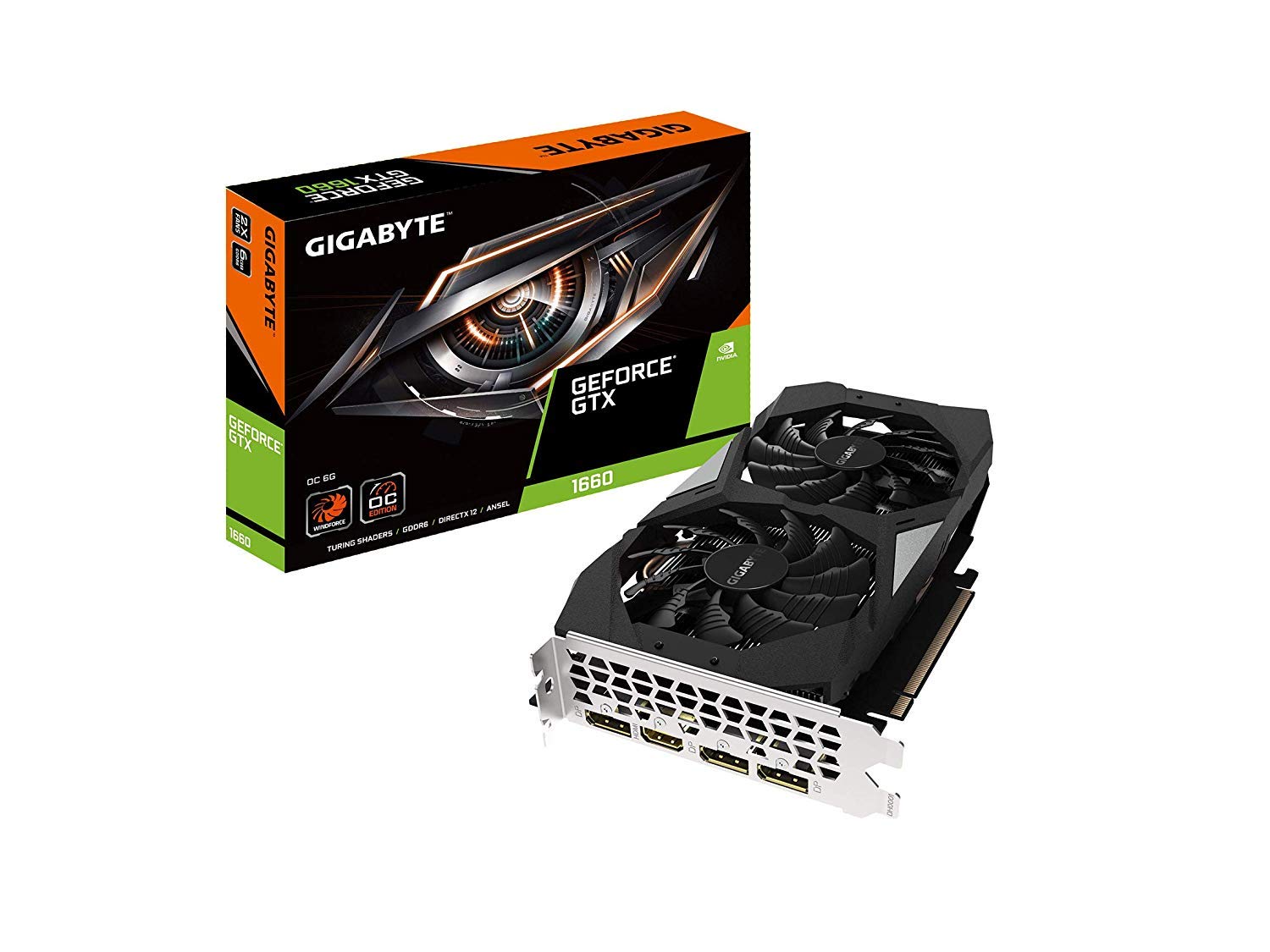 Amazon.com: GIGABYTE Gv-N1660OC-6GD GeForce GTX 1660 OC 6G