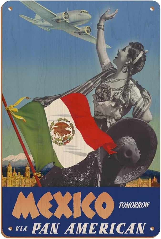 Amazon.com: Mexico - Tomorrow - via Pan American Airways (PAA