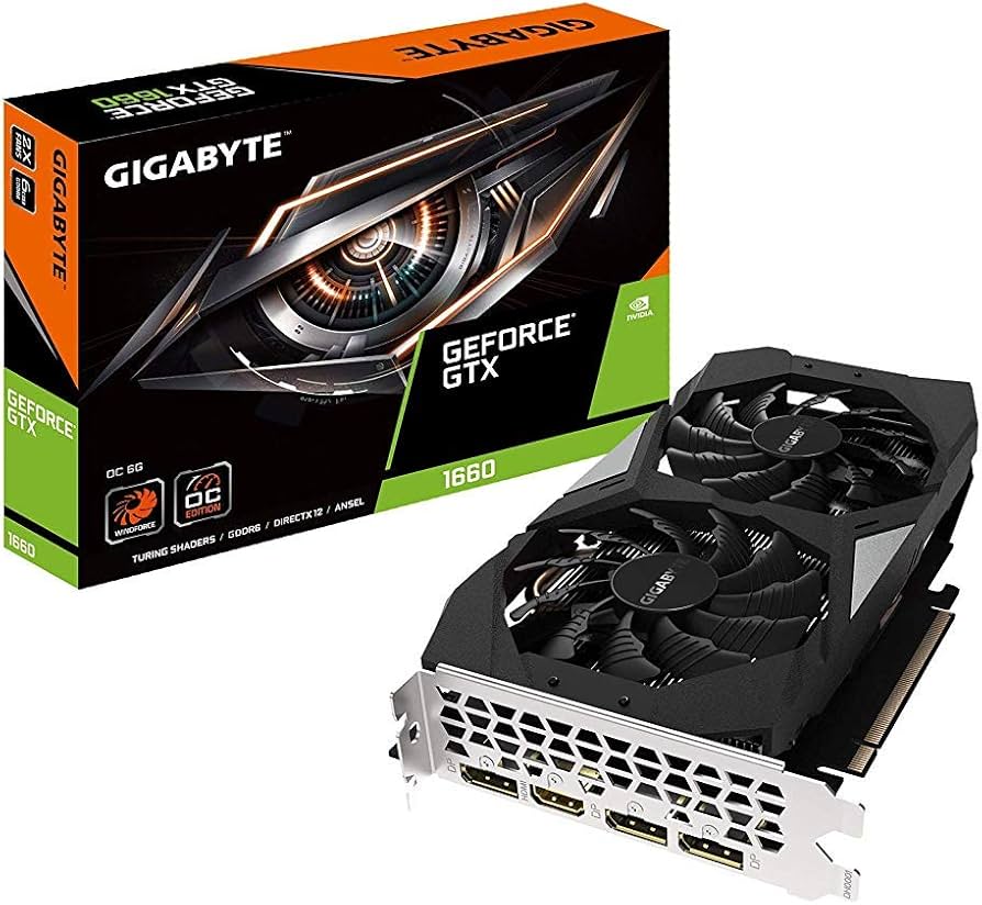 Amazon.com: GIGABYTE Gv-N1660OC-6GD GeForce GTX 1660 OC 6G