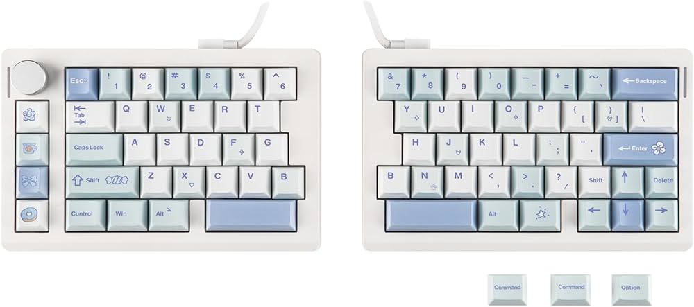 Amazon | EPOMAKER Split70 ワイヤレスゲーミングキーボード 分割