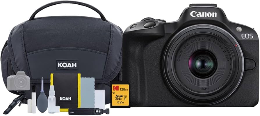 Amazon.com : Canon EOS R50 Mirrorless Camera and 18-45mm Lens