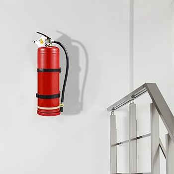 Suzile Fire Extinguisher Metal Bracket Holder Wall Mount