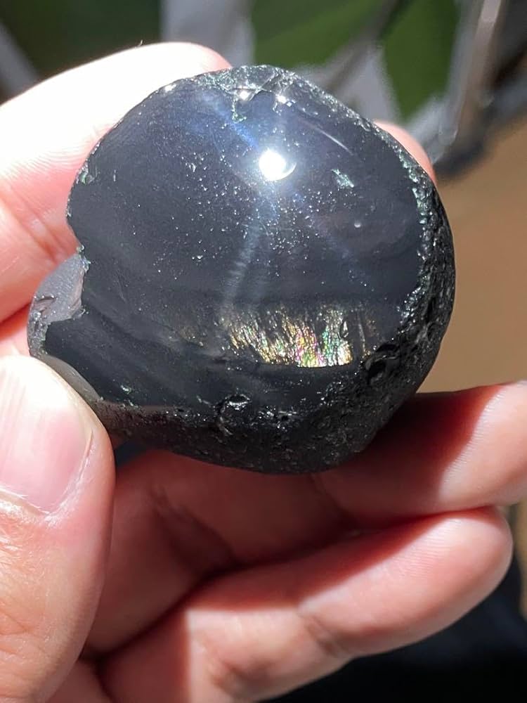 Amazon.co.jp: 研磨品 十勝石玲瓏 ゴールデンレインボー 特級品