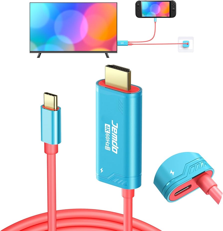 Amazon.co.jp: JEMDO Switch 2 ドック HDMI ケーブル【2025年新登場