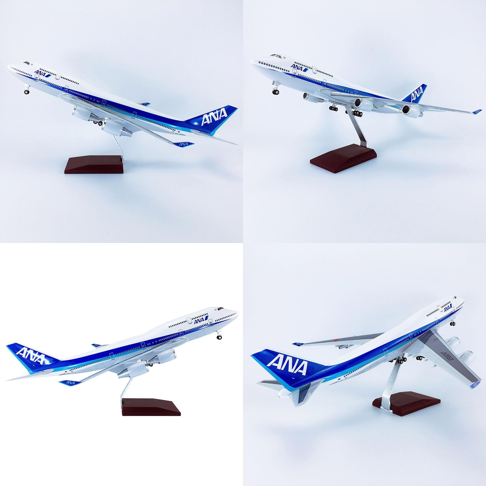 Amazon.co.jp: 18.5インチ 1:150スケール 飛行機模型 ANA B747-400