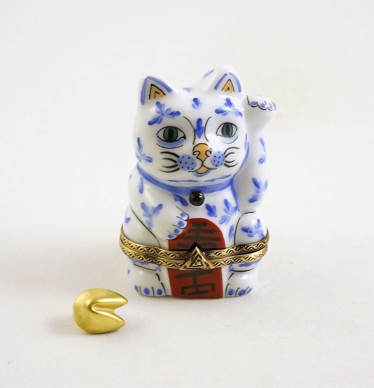 世界限定750点】 リモージュボックス 猫 証明書付 フランス 小物入れ