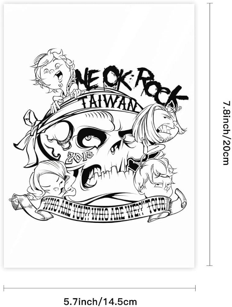 Amazon.co.jp: ワンオクロック One Ok Rock 1枚 クリスタルステッカー
