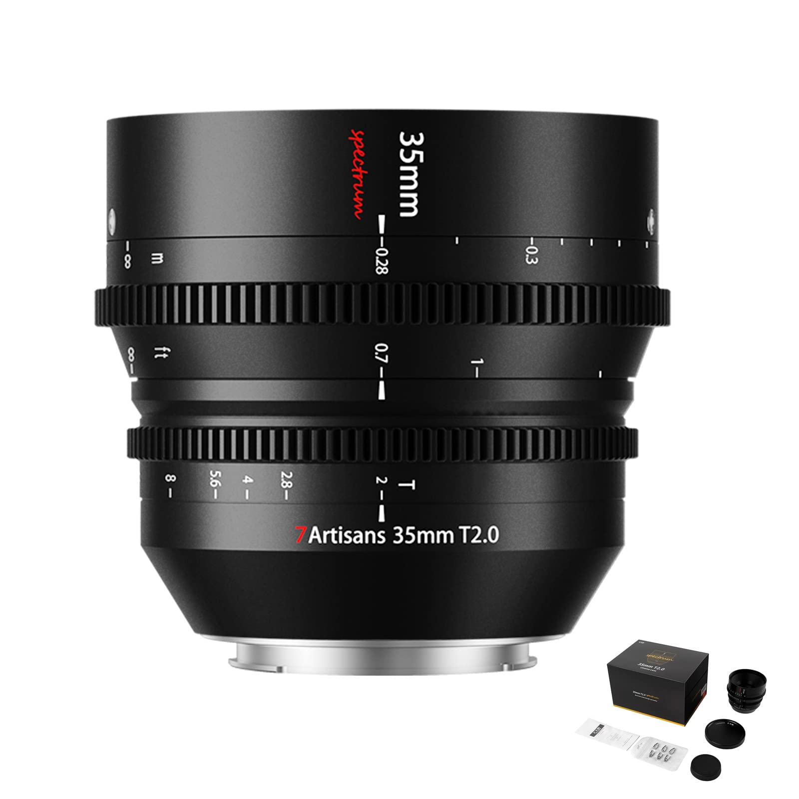 Amazon.com : 7artisans 35mm T2.0 Cine Lens for Sony E-Mount,Full