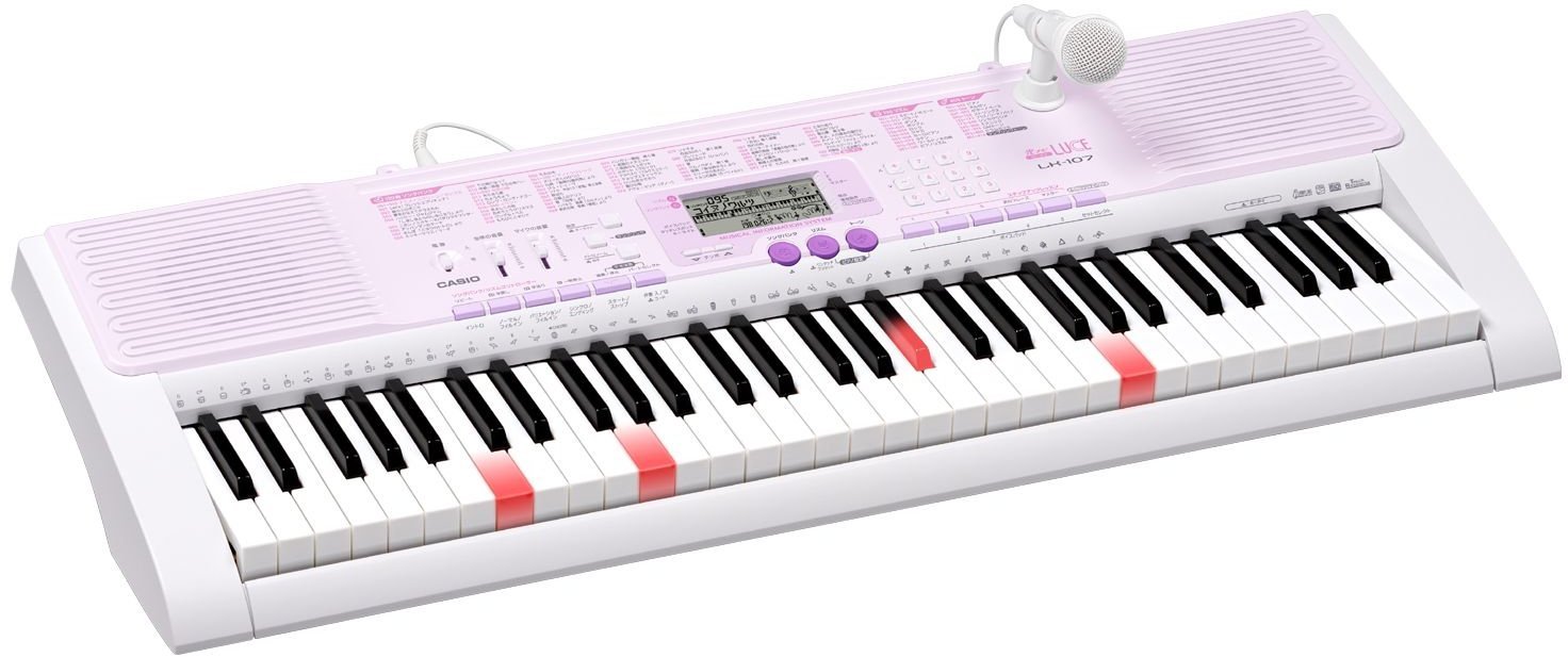 Amazon.co.jp: CASIO 光ナビゲーションキーボード(61鍵盤) LK-107 LK