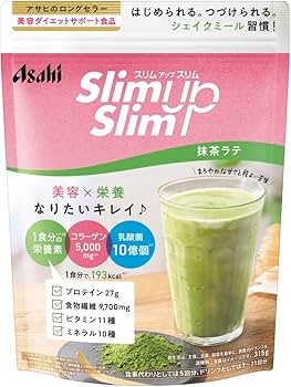 Amazon.co.jp: スリムアップスリム 酵素+スーパーフードシェイク 抹茶