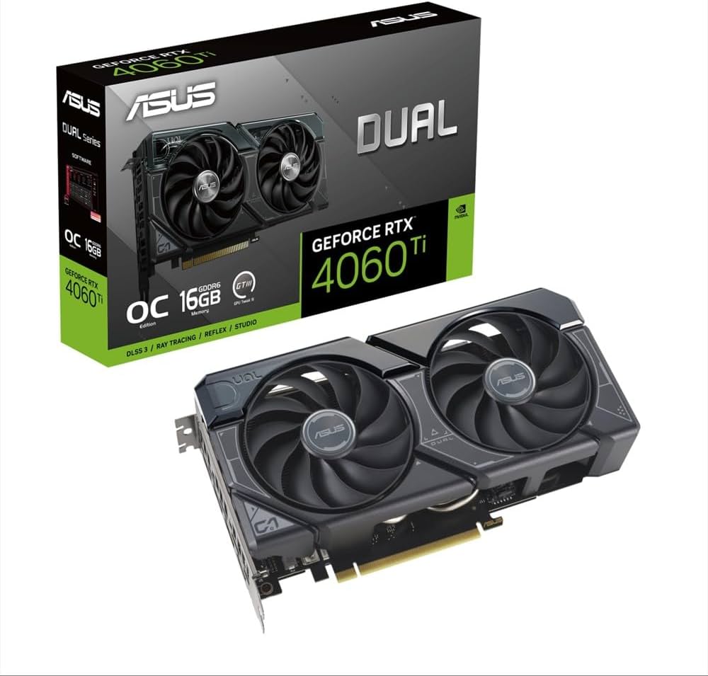 Amazon | ASUS NVIDIA GeForce RTX 4060 Ti OC Edition 16GB GDDR6、2
