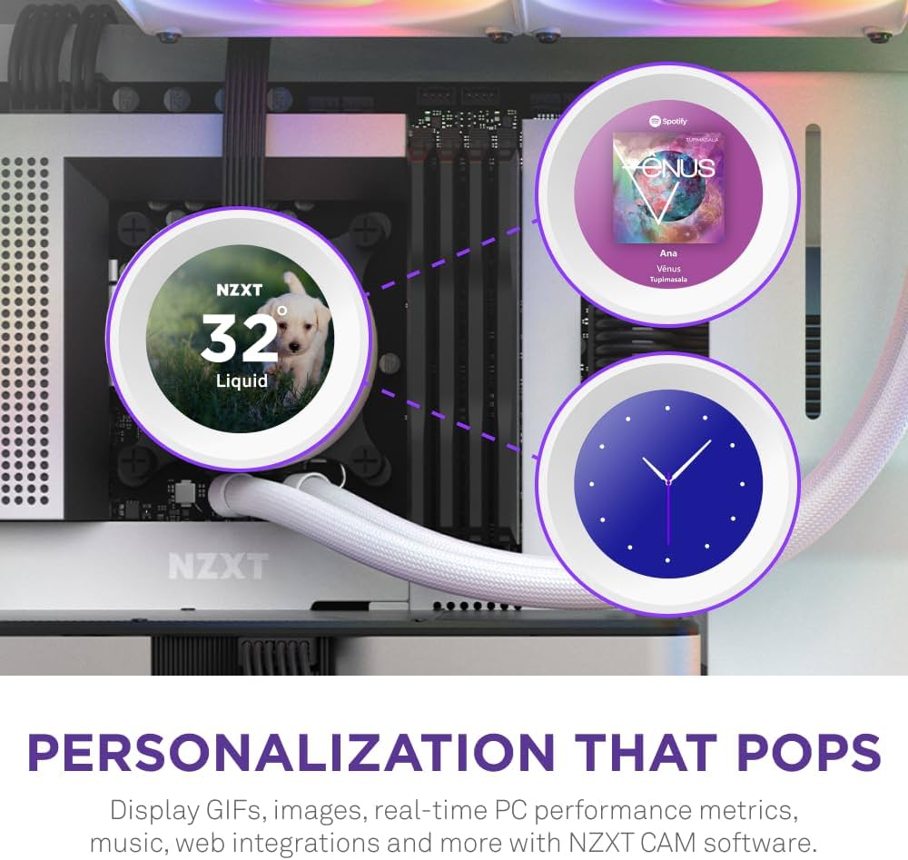 Amazon | NZXT KRAKEN Elite RGB 280 White 簡易水冷CPUクーラー RL