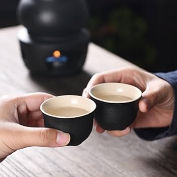 Amazon.com | Tosnail 7 Pieces Ceramic Japanese Sake Set with