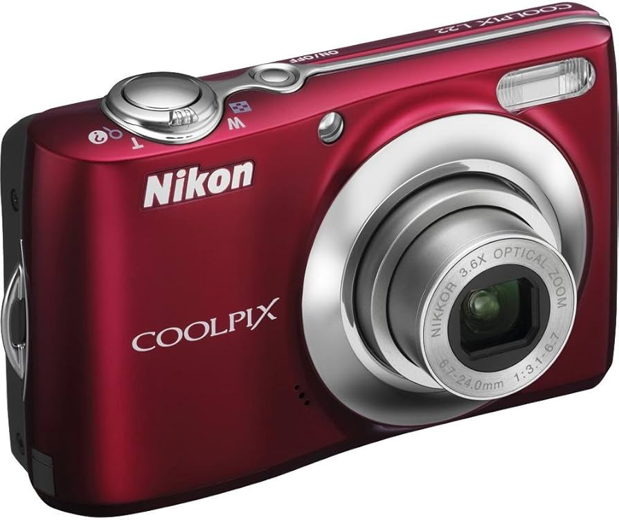Nikon Câmera digital Coolpix L22 de 12.0 MP com zoom óptico de 3,6