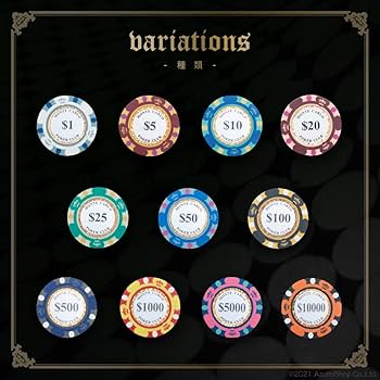 Amazon | AngeliqueShop モンテカルロ ポーカーチップ 100枚セット