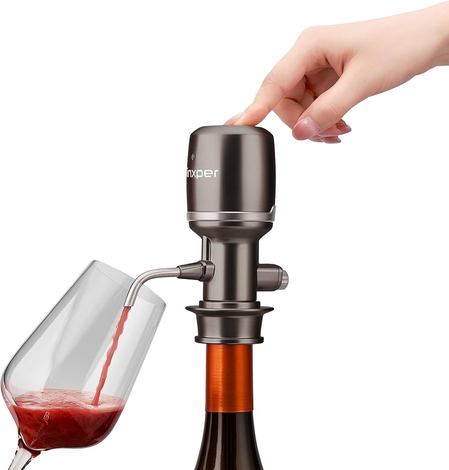 Amazon | Vinxper ワインエアレーター 0~4時間調節可能 充電式ワイン