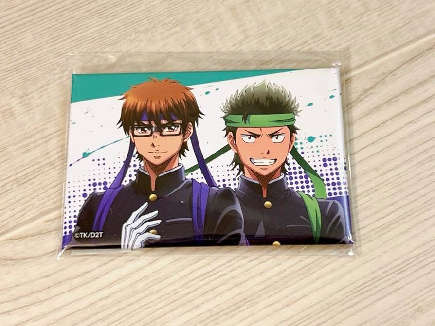 Amazon.co.jp: ダイヤのA 缶バッジ くじ 御幸一也 倉持洋一 : おもちゃ