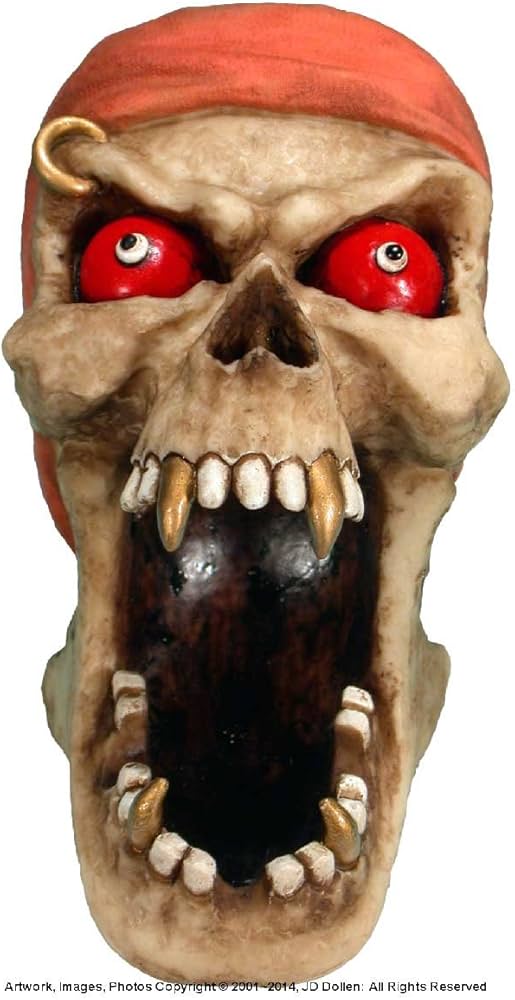 Amazon.com: Nose Desserts Halloween Tribal Dead Head Pirate Tattoo