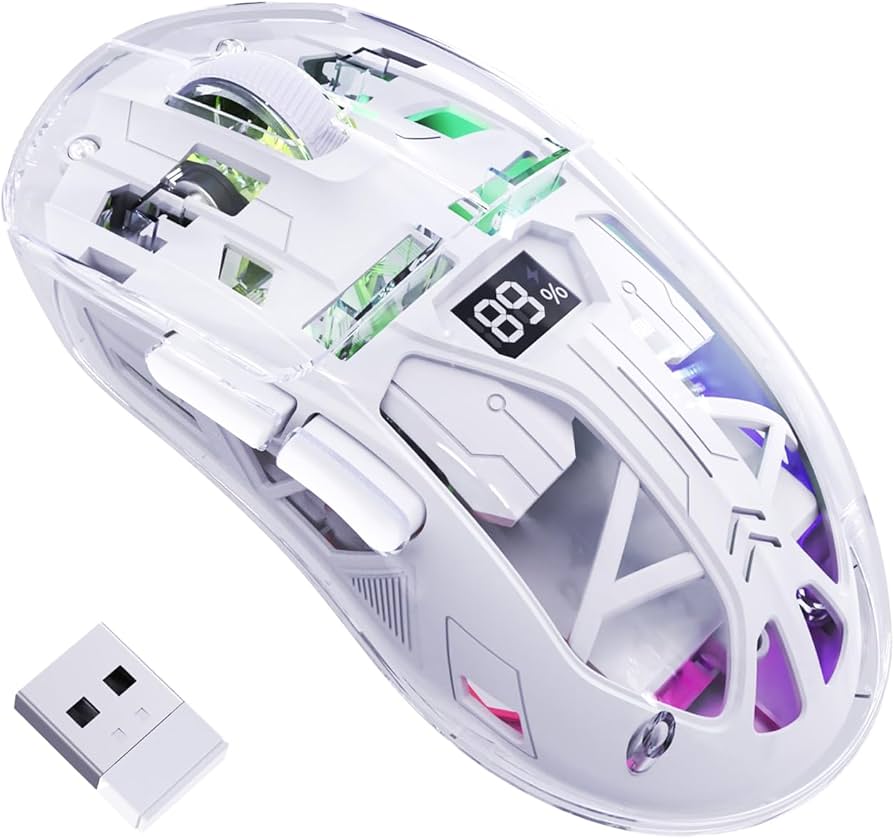 Amazon | ZIYOU LANG×FREEWOLF A2 ゲーミングマウス ワイヤレス RGB