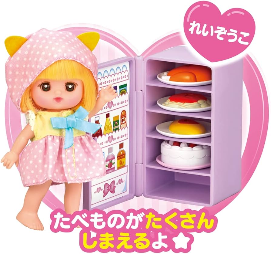 Amazon.co.jp: ポケットメルちゃん パーツ きほんの家具セット 1851585