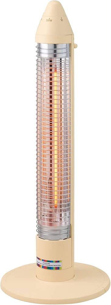Amazon | コイズミ グラファイトヒーター 600/300W たまごいろ KKS