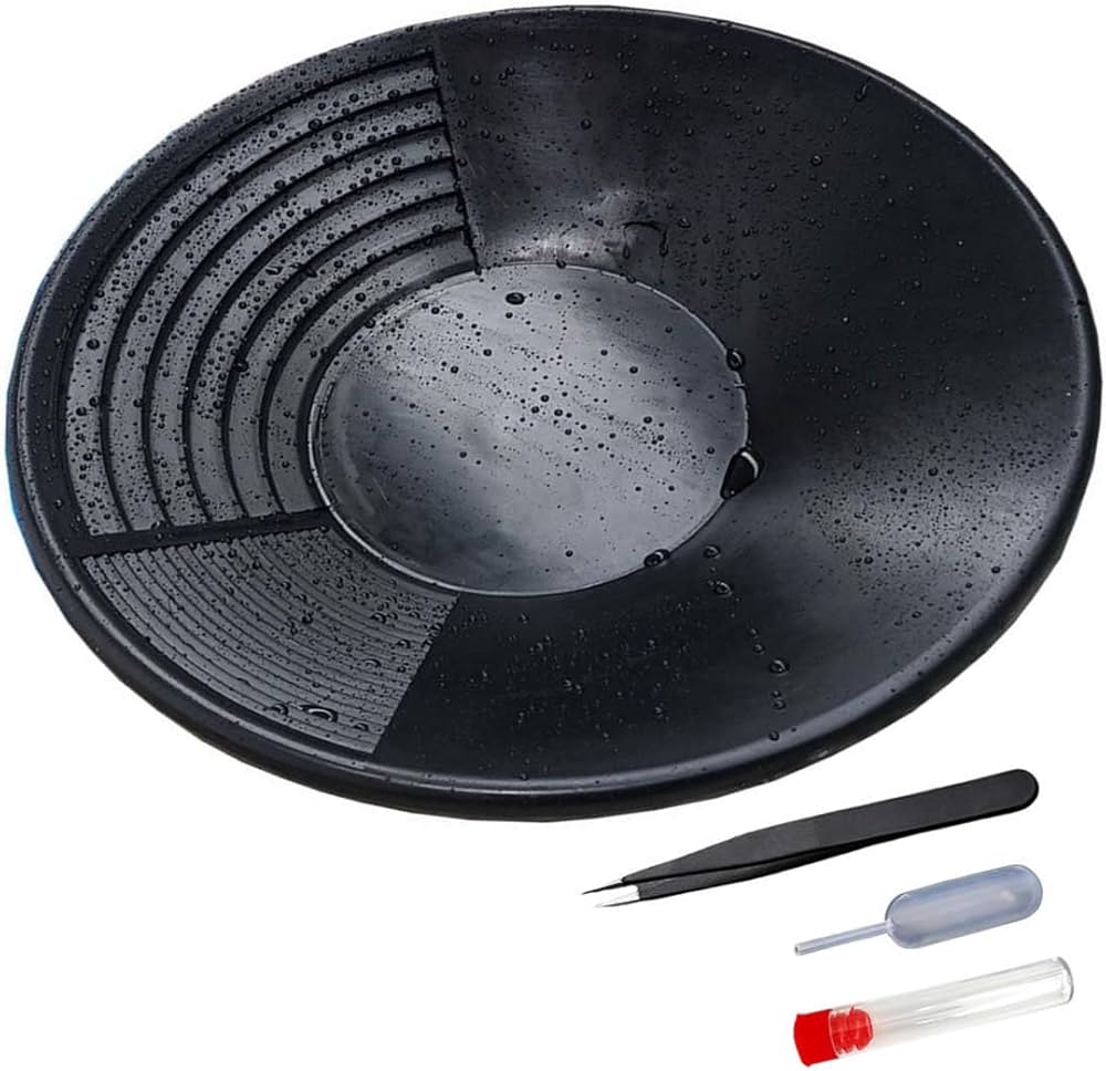 Amazon | 金 ゴールド パンニング 皿 砂金 採り 取り 道具 セット 入れ