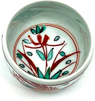 Amazon.co.jp: 加藤卓男 指導 幸兵衛窯 呉須赤絵酒器 ぐい呑み 猪口 酒